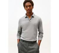 Tommy Hilfiger 1985 Regular Long Sleeve Mens Polo Shirt - Medium Grey Heather - Medium Grey Heather - XL