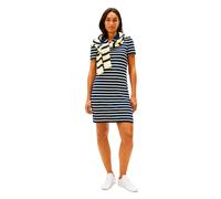 Tommy Hilfiger Women's 1985 Slim Pique Polo Dress SS WW0WW43228 Polo Dress, Blue (Dark Night Navy/Ecru STP), S