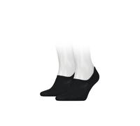 Tommy Hilfiger 2 Pack Mens Footie Socks - Black Fabric - Size UK 6-8