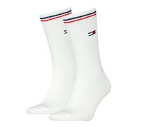 Tommy Hilfiger Crew Socks, White, 35/38 (Pack of 2)