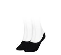 Tommy Hilfiger 2 Pack Womens Invisible Socks Black - UK 2-5