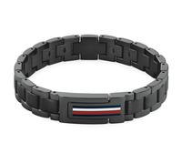 Tommy Hilfiger Jewelry Men's Link Bracelet with Black Ion Plating (IP) - 2790597