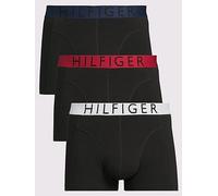 Tommy Hilfiger 3 Pack Contrast Waistband Trunks - Multi, Multi, Size L, Men Print