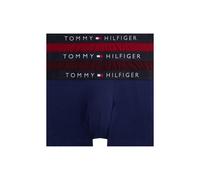 Tommy Hilfiger 3 Pack Cotton Rich Trunks Dark Red