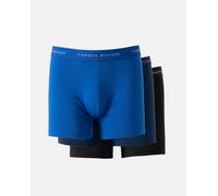 Tommy Hilfiger 3 Pack Dyed-to-Match Mens Boxer Briefs - Noble Blue/Prep Navy/Black - Noble Blue/Prep Navy/Black - M