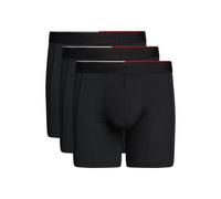 Tommy Hilfiger 3-Pack Everyday Microfibre Repeat Logo Boxer Briefs, Black - Small