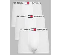 Tommy Hilfiger 3 Pack Heritage Cotton Badge Trunks, White, Size M, Men White