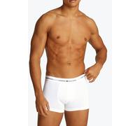Tommy Hilfiger Men’s 3 Pack Trunks with Logo Waistband, White (White/White/White), XXL