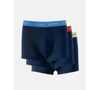Tommy Hilfiger 3-Pack Logo Waistband Mens Trunks - Blue/Red/Yellow - Blue/Red/Yellow - M