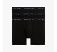 Tommy Hilfiger 3 Pack Signature Cotton Boxer Briefs - Black, Black, Size M, Men Black