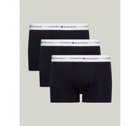 Tommy Hilfiger 3 Pack Mens Contrast Trunks - Desert Sky/Desert Sky/Desert Sky - Desert Sky/Desert Sky/Desert Sky - L