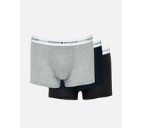 Tommy Hilfiger 3 Pack Mens Contrast Trunks - Monochrome Multi material_cotton - Size Large