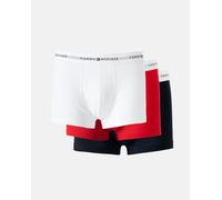 Tommy Hilfiger 3 Pack Mens Trunks - Primary Red/White/Desert Sky - Primary Red/White/Desert Sky - M