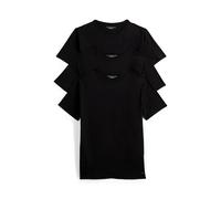 Tommy Hilfiger Um0um03138 Short Sleeve Base Layer 3 Units Black L Men