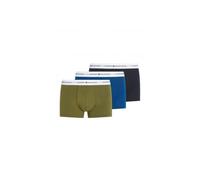 Tommy Hilfiger 3-Pack Premium Essentials Boxer Trunks, Navy/Blue/Khaki - Small