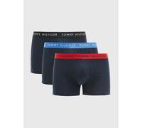 Tommy Hilfiger 3-Pack Repeat Logo Trunks UM0UM02324 0SL Black/Water/Red S