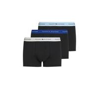 Tommy Hilfiger Men’s 3 Pack Trunks with Logo Waistband, Multicolor (Vsl Blu/Lght Cst/Wdg Blu), M
