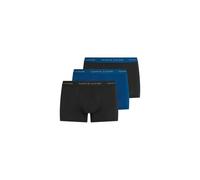 3 Pack Signature Cotton Essentials Trunks Indigo/Black/Black L