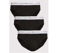 Tommy Hilfiger 3-pack Signature Logo Waistband Briefs Black White size XXL | Underwear Outlet | Men | Black XXL