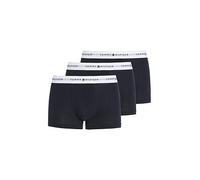 Tommy Hilfiger 3 Pack Signature Cotton Trunks, Navy, Size M, Men Navy