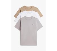 Tommy Hilfiger 3-pack Ss Tee Silver/taupe/white size S | Basic T-Shirts Outlet | Men | Gray S