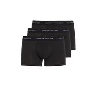 Tommy Hilfiger 3 Pack Trunks, Black, Size S, Men Black