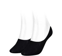 Tommy Hilfiger Women's Footie, Black, 39/42 (Pack of 2)