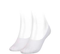 Tommy Hilfiger Women's Footie, White, 39/42 (Pack of 2)