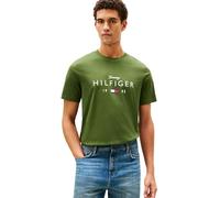 Tommy Hilfiger Adaptive Men's Brand Love Big Hilfiger Tee Mw0mw41455 S/S T-Shirt (Pack of 1)