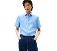 Tommy Hilfiger Adaptive Men's Short Sleeve Casual Linen Button Down Shirts in Regular Fit Short Sleeve Casual Linen Button Down Shirts in Regular Fit (Pack of 1)