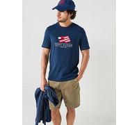Tommy Hilfiger Main Flag Short Sleeve T-shirt Blue L Men