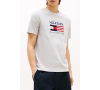 Tommy Hilfiger Americana Monotype Flag Short Sleeve T-shirt Grey S Men