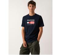 Tommy Hilfiger Americana Monotype Flag Box Mens T Shirt - Desert Sky - Desert Sky - XL