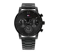 Tommy Hilfiger Analogue Multifunction Quartz Watch for Men with Black Stainless Steel Bracelet - 1791879