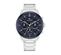Tommy Hilfiger Analogue Multifunction Quartz Watch for Men with Silver Stainless Steel Bracelet - 1710684