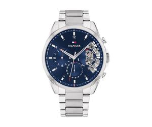 Tommy Hilfiger Analogue Multifunction Quartz Watch for Men with Silver Stainless Steel Bracelet - 1710448