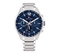 Tommy Hilfiger Analogue Multifunction Quartz Watch for Men with Silver Stainless Steel Bracelet - 1791973