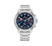 Tommy Hilfiger Analogue Multifunction Quartz Watch for Men with Silver Stainless Steel Bracelet - 1792113