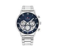 Tommy Hilfiger Analogue Multifunction Quartz Watch for Men with Silver Stainless Steel Bracelet - 1710569