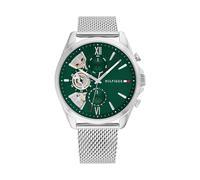 Tommy Hilfiger Analogue Multifunction Quartz Watch for Men with Stainless Steel mesh and Link Bracelet and Leather Strap