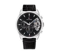Tommy Hilfiger Analogue Multifunction Quartz Watch for Men with Stainless Steel mesh and Link Bracelet and Leather Strap