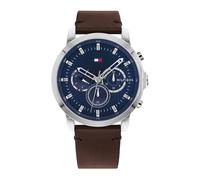 Tommy Hilfiger Analogue Multifunction Quartz Watch for Men with Stainless Steel or Leather Bracelet