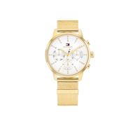 Tommy Hilfiger Analogue Multifunction Quartz Watch for Women with Gold Colored Stainless Steel Bracelet - 1782808