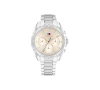 Tommy Hilfiger Analogue Multifunction Quartz Watch for Women with Silver Stainless Steel Bracelet - 1782782