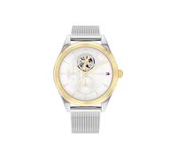 Tommy Hilfiger Analogue Multifunction Quartz Watch for Women with Silver Stainless Steel Mesh Bracelet - 1782713