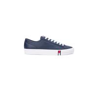 Tommy Hilfiger Archive Flag Stripe Leather Trainers Dark Night Navy size 41 | Sneakers Outlet | Men | Black 41