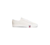 Tommy Hilfiger Archive Flag Stripe Leather Trainers Ecru size 46 | Sneakers Outlet | Men | Brown 46