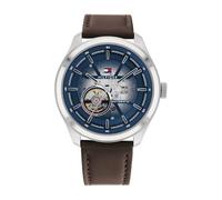 Tommy Hilfiger Automatic Watch for Men with Dark Brown Leather Strap - 1791888