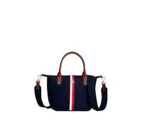 Tommy Hilfiger Women Popette Mini Tote Corp AW0AW19025 Tote, BLUE (Space Blue), One Size