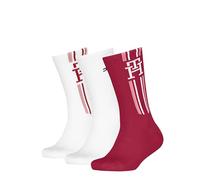 Tommy Hilfiger Baby Stripe Classic Sock, Pink, 23-26 (Pack of 4)
